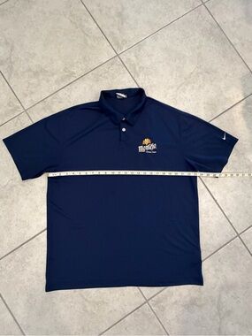 Nike Men's Navy Polo with Montejo Logo